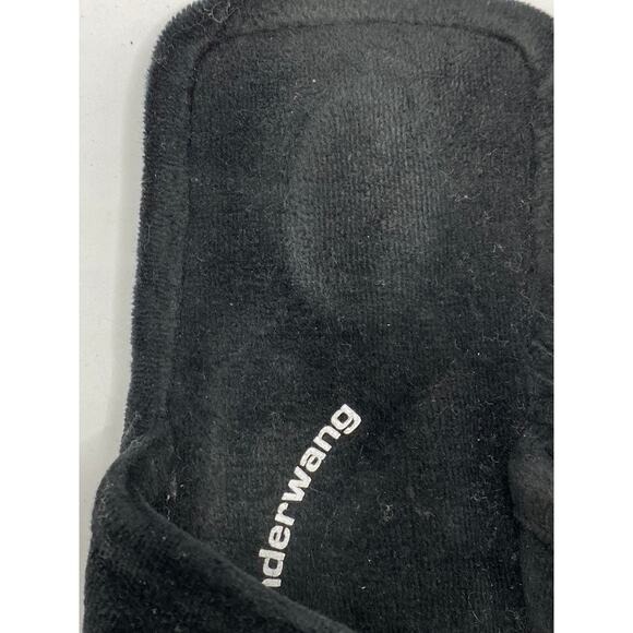 ALEXANDER WANG Women's Black-White Lana Padded Logo Slide Slippers SZ 41(US11) - Picture 7 of 11